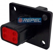 Conector Elétrico Repel RP1004997 Deutsch DT04-4P-CL06
