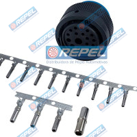 Conector Elétrico Repel RP10100016 Deutsch HDP262418SN Deutsch HDP26-24-18SN