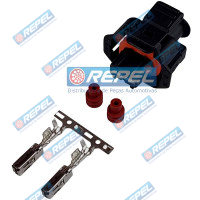 Conector Elétrico Repel RP10100028 John Deere 57M9828 CNH 87709793
