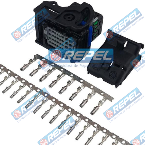 Kit Conector Elétrico Repel RP10100040 John Deere 57M10605