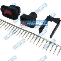 Kit Conector Elétrico Repel RP1010048 Case 87708534 New Holland 87708534