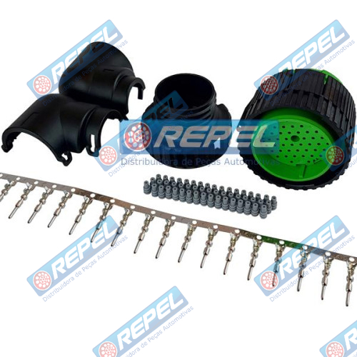 Kit Conector Elétrico Repel RP10100049 CNH 87696702
