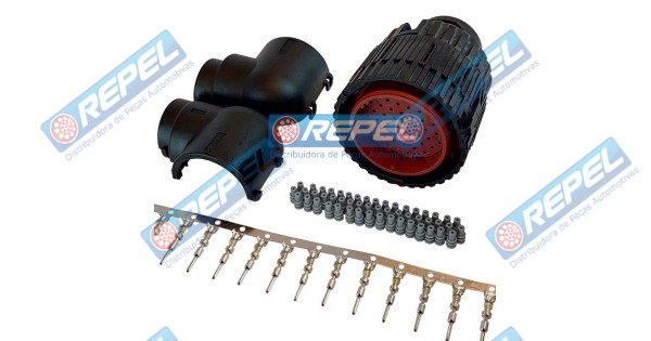 Kit Conector Elétrico Repel RP10100051 CNH 87696711