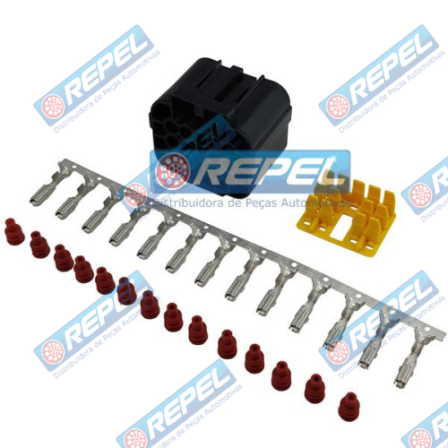Kit Conector Elétrico Repel RP10100055 Case 82862752 New Holland 82862752