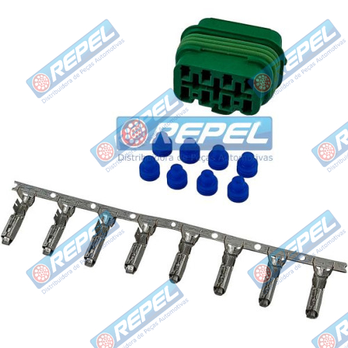 Conector Elétrico Repel RP10100056  John Deere 57M8985