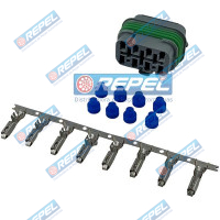 Conector Elétrico Repel RP10100058  John Deere 57M8984
