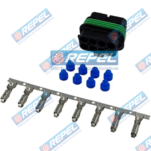 Conector Elétrico Repel RP10100059  John Deere 57M8983 