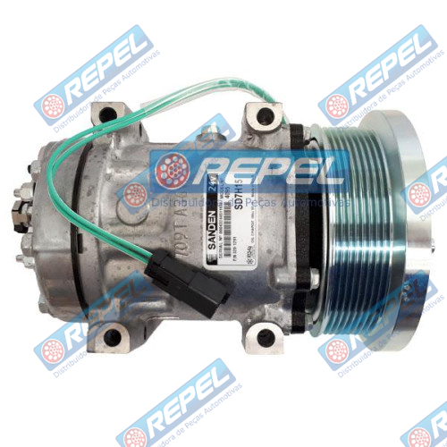 Compressor Ar Condicionado Caterpillar 320-1291 Caterpillar 3201291 Compressor Ar Condicionado Caterpillar 320-1291 Caterpillar 3201291