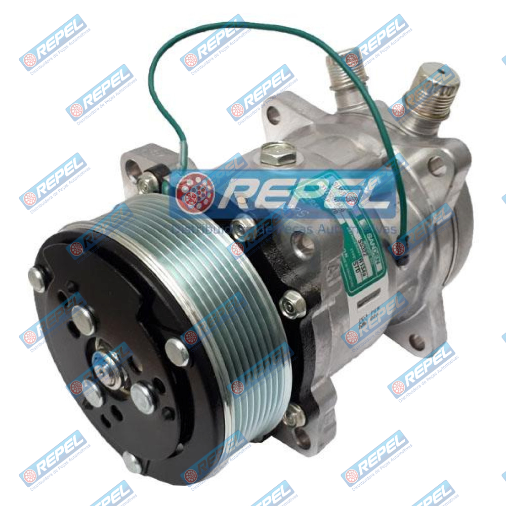 サンサン② Compressor Ar Condicionado Sanden 5322 Sanden SD5322A