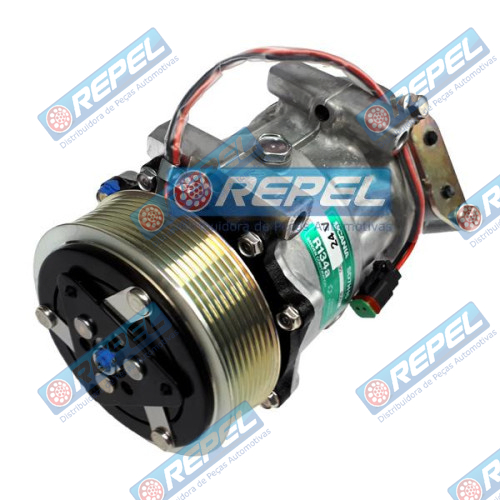 Compressor Ar Sanden SD8067 Scania 1412263 Scania 10575186 Scania 1376998