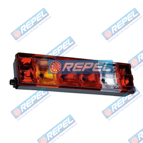 Lanterna Traseira MBB Axor Actros Todos Lado Direito Sem Vigia Com Plug Original (CROMADA)ParaAdaptação