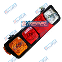 Conjunto Lanterna Traseira Guerra 2000> Com Triangulo Lado Esquerda 