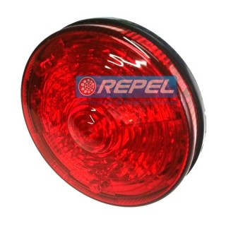 Lanterna Led Traseira Conjunto Randon Moderno Bi-Volt Vermelha