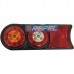 Conjunto Lanterna LED Bivolt12V 24V Circle Light (conector 6 vias) Carretas Implementos Universal 174mm x 458m Lado Esquerdo