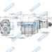 Motor Partida Caterpillar 0R-9851 0R9851