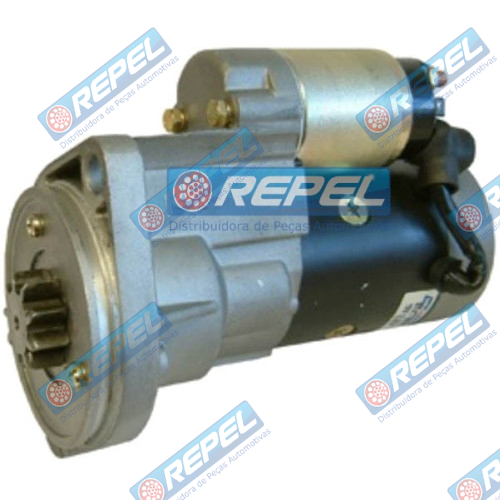 Motor Partida Hitachi 12V 9D Yanmar 4TNE94 4D94E Komatsu Yale GDP 060 Samsung SE50-3 c/ Motor Yanmar