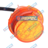 Soqled (SOKLED) SMD Bivolt Amarelo 1polo e 2polo Universal Carretas e Caminhões Lanternas