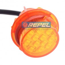 Soqled (SOKLED) SMD Bivolt Amarelo 1polo e 2polo Universal Carretas e Caminhões Lanternas