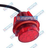 Soqled (SOKLED) SMD Bivolt Vermelho 1polo e 2polo Universal Carretas e Caminhões Lanternas