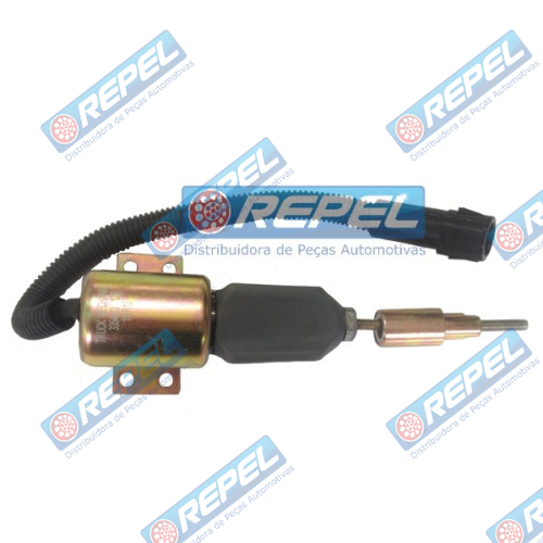 Válvula Solenoide Afogamento MWM Cummins 12V Caminhão VW Cargo MotoBomba Motor Estacionário