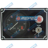 Painel Instrumentos 12V Moto Bomba Motores Estacionários Motor MBB 352 364 Estacionário