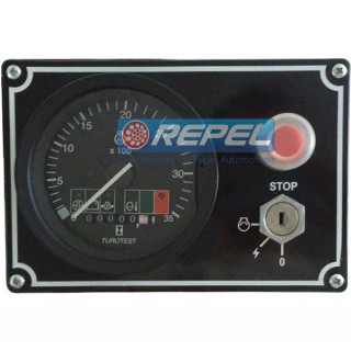 Painel Instrumentos 12V Moto Bomba Motores Estacionários Motor MBB 352 364 Estacionário
