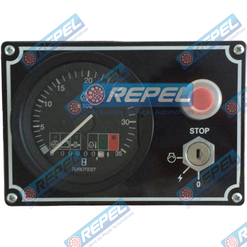 Painel Instrumentos 12V Moto Bomba Motores Estacionários Motor MBB 352 364 Estacionário