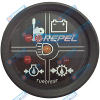 Relógio Sinalizador 5 Funcoes (52MM) Valtra Valmet 128 148 885 985 980 1180 1280 1580 1780