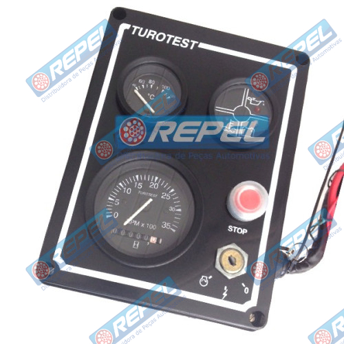Painel Instrumentos 24V Moto Bomba Motores Estacionários Motor MWM 612 MWM 6.12 Estacionário IRRIGABRASIL