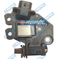 Regulador Volt. Alt. Valeo GM Agile Montana Corsa Prisma (plug Oval 2terminais)