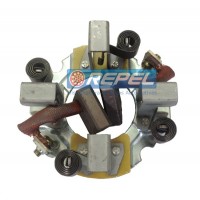 Porta Escova Partida  Mitsubishi MBB Axor 3340 3344 2540 2544 4040 4044 2640 2644 Actros (Com 2 Escovas )