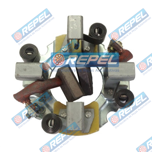 Porta Escova Partida  Mitsubishi MBB Axor 3340 3344 2540 2544 4040 4044 2640 2644 Actros (Com 2 Escovas )