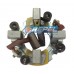 Porta Escova Partida  Mitsubishi MBB Axor 3340 3344 2540 2544 4040 4044 2640 2644 Actros (Com 2 Escovas )
