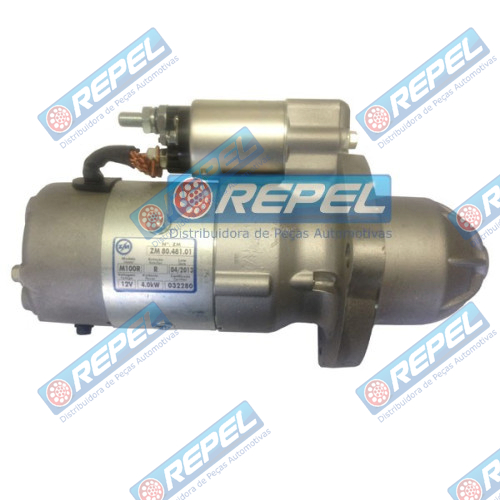 Motor Partida M100R Caminhão VW 17220 17310 23220 23310 26220 26310 26260 Titan 12Volts 12Dentes