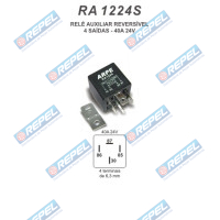 Rele Auxiliar 24V 4 Terminais Universal
