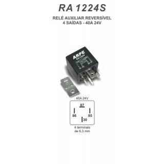 Rele Auxiliar 24V 4 Terminais Universal