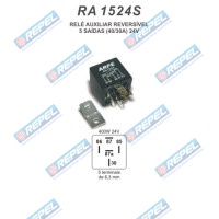 Rele Auxiliar 24V 5 Terminais Universal