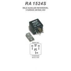 Rele Auxiliar 24V 5 Terminais Universal