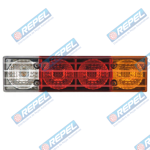 Lanterna Traseira MBB 88> Todos Dimantada C/Re LED Bivolt C/Vigia
